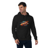 Unisex eco raglan hoodie Racing car 2