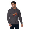 Unisex eco raglan hoodie Racing car 2