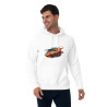 Unisex eco raglan hoodie Racing car 2