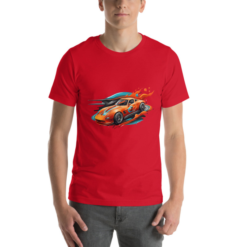 Unisex t-shirt  Racing car 2