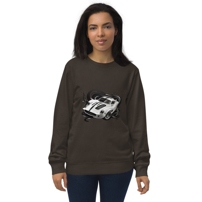 Unisex organic sweatshirt Racing car 3