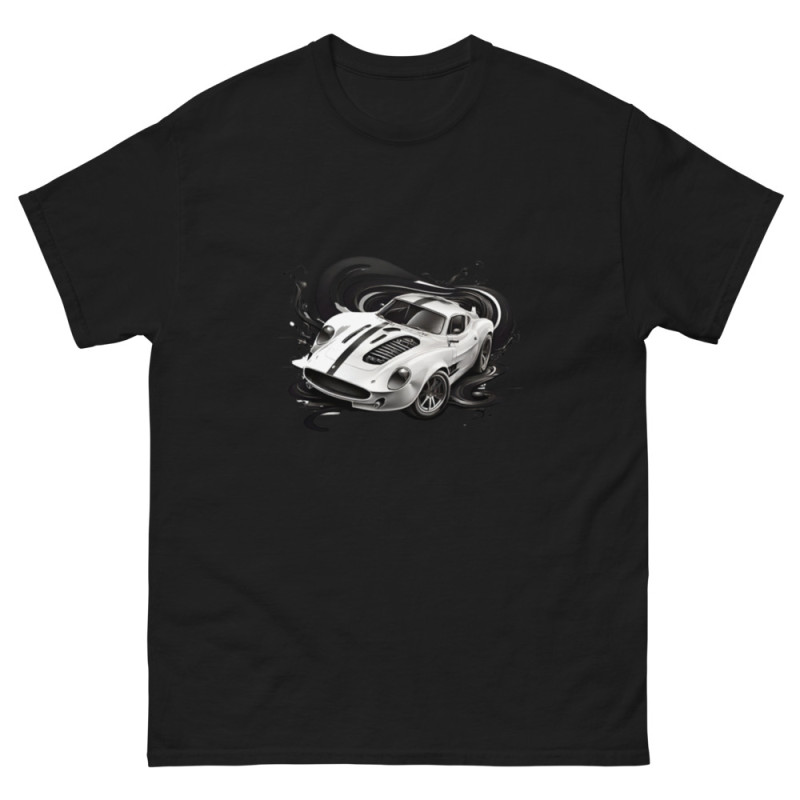 Camiseta de hombre con coche de carreras 3