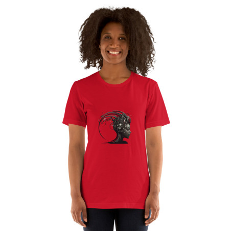 Unisex t-shirt Surrealist Woman Face