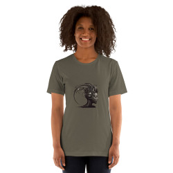 Unisex t-shirt Surrealist Woman Face