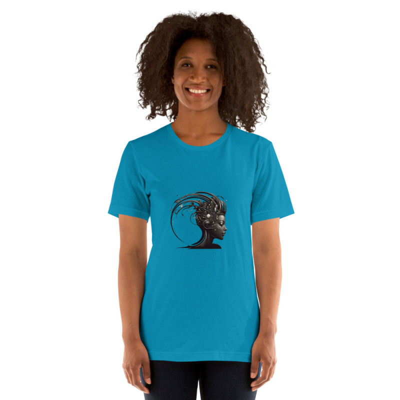 Unisex t-shirt Surrealist Woman Face