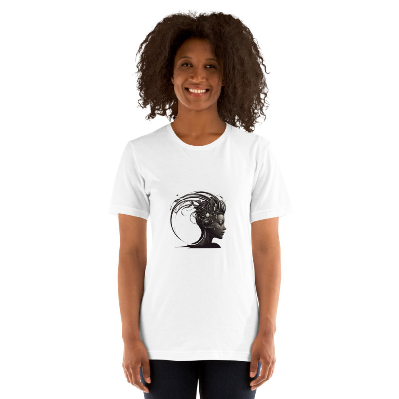 Unisex t-shirt Surrealist Woman Face