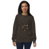 Unisex organic sweatshirt halloween haunted house