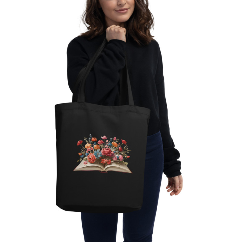 Eco Tote Bag Flower Book