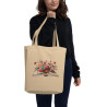 Eco Tote Bag Flower Book