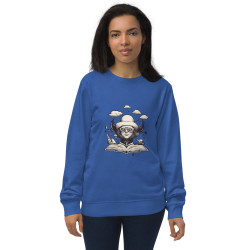 Unisex organic sweatshirt intelligent humour