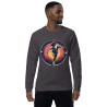 Unisex organic raglan sweatshirt hip hop dance