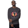 Unisex organic raglan sweatshirt hip hop dance