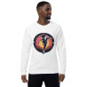 Unisex organic raglan sweatshirt hip hop dance