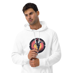 Unisex eco raglan hoodie hip hop dance