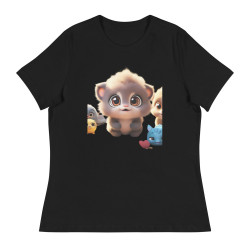 Camiseta mujer con animalitos adorables