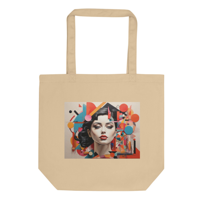 Eco Tote Bag Abstract Woman Picture