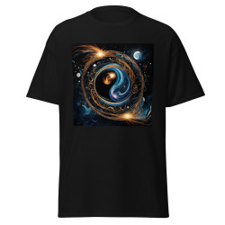 Men's classic tee Yin Yang Universe