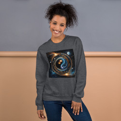 Unisex Sweatshirt Yin Yang Universe