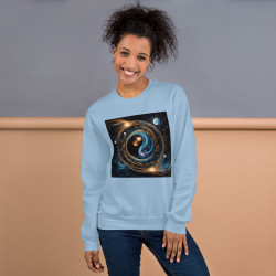 Unisex Sweatshirt Yin Yang Universe