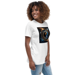 Women's Relaxed T-Shirt Yin Yang Universe