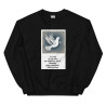 Unisex Sweatshirt Dove Peace Sentence