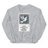 Unisex Sweatshirt Dove Peace Sentence