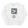 Unisex Sweatshirt Dove Peace Sentence