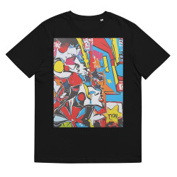 Unisex organic cotton t-shirt Pop Art