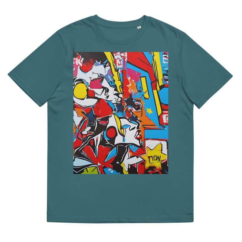 Unisex organic cotton t-shirt Pop Art