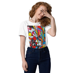 Unisex organic cotton t-shirt Pop Art