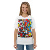 Unisex organic cotton t-shirt Pop Art