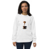 Unisex organic sweatshirt coffee