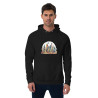 Unisex eco raglan hoodie surrealist city