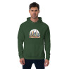 Unisex eco raglan hoodie surrealist city