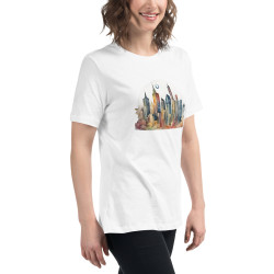 Women's Relaxed T-Shirt surrealist city