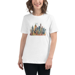 Women's Relaxed T-Shirt surrealist city